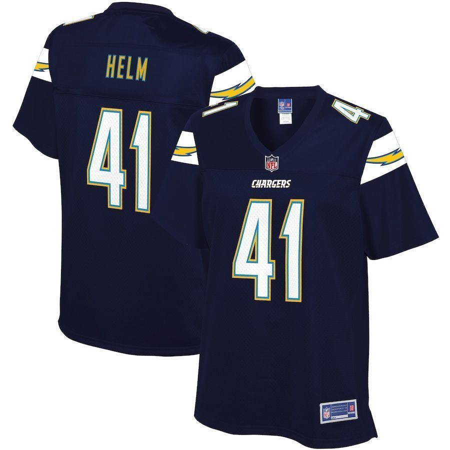 Womens Los Angeles Chargers Daniel Helm Navy Team Player Jersey