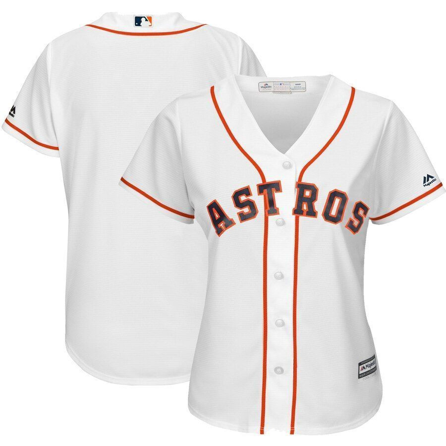 Houston Astros Majestic Womens Cool Base Jersey White 2019