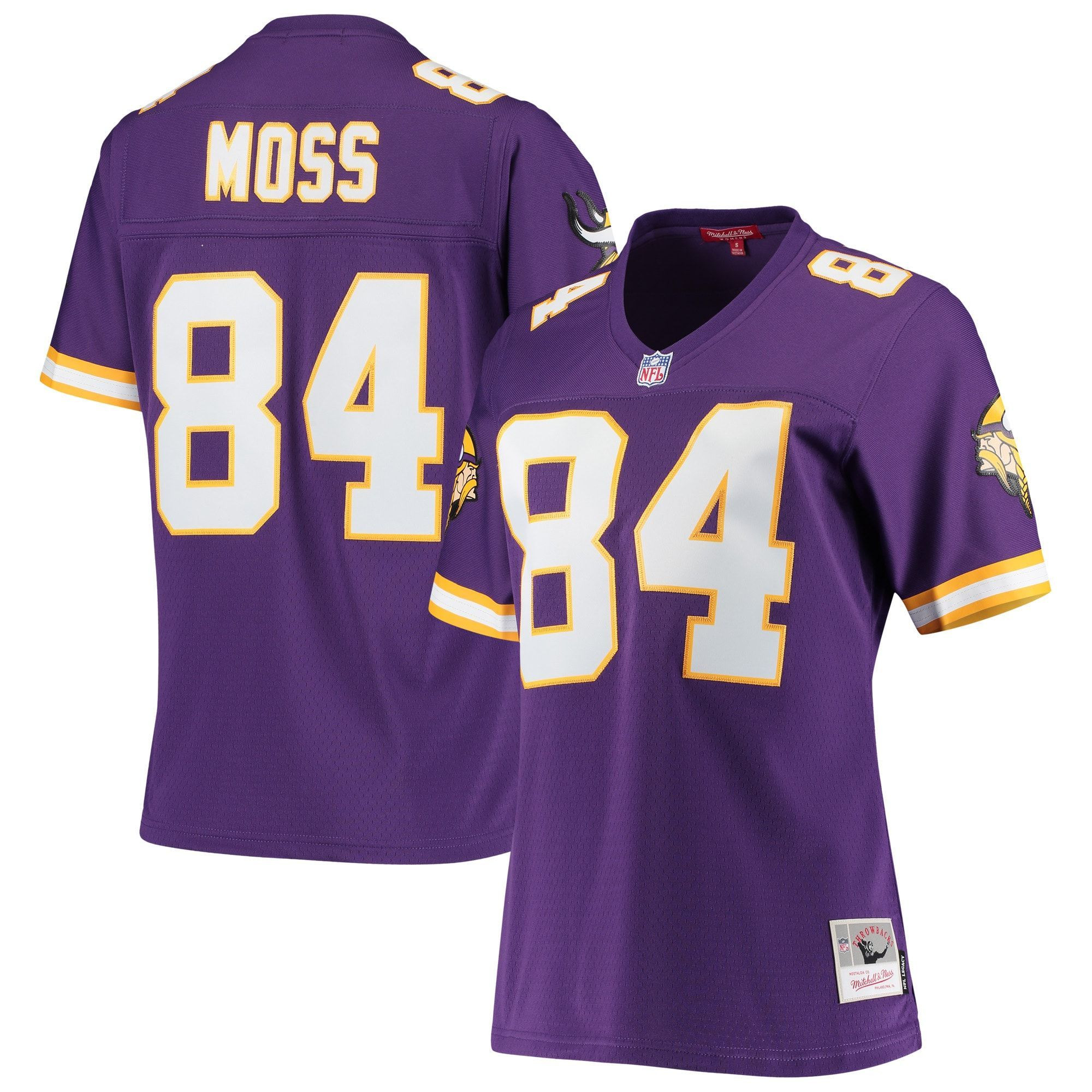 Womens Minnesota Vikings Randy Moss Purple Legacy Team Jersey Gift for Minnesota Vikings fans