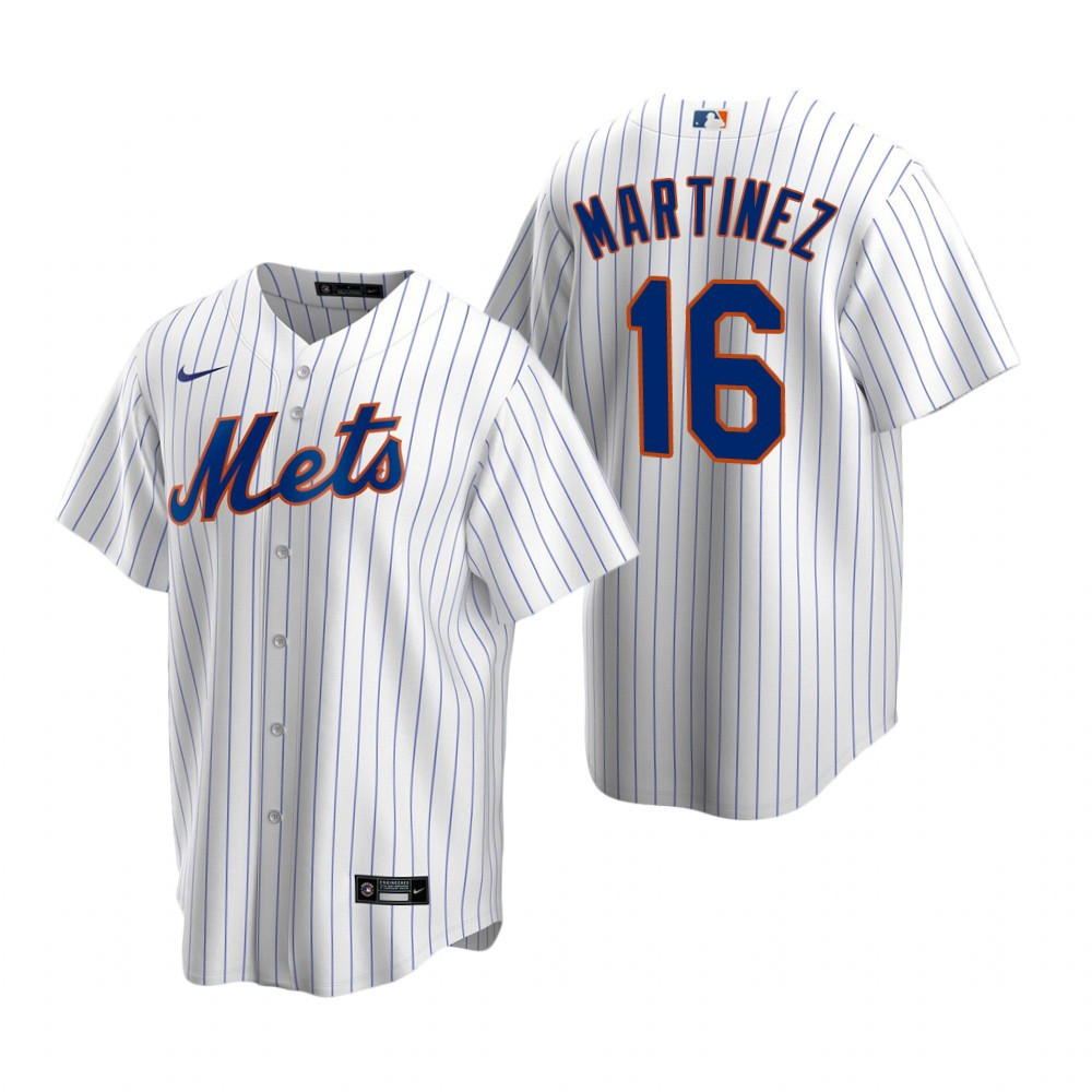 Mens New York Mets #16 Jose Martinez 2020 Home White Jersey Gift For Mets Fans
