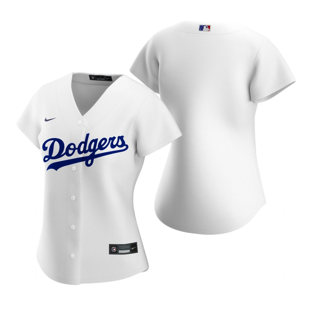 Womens Los Angeles Dodgers 2020 White Jersey Gift For Dodgers And Baseball Fans