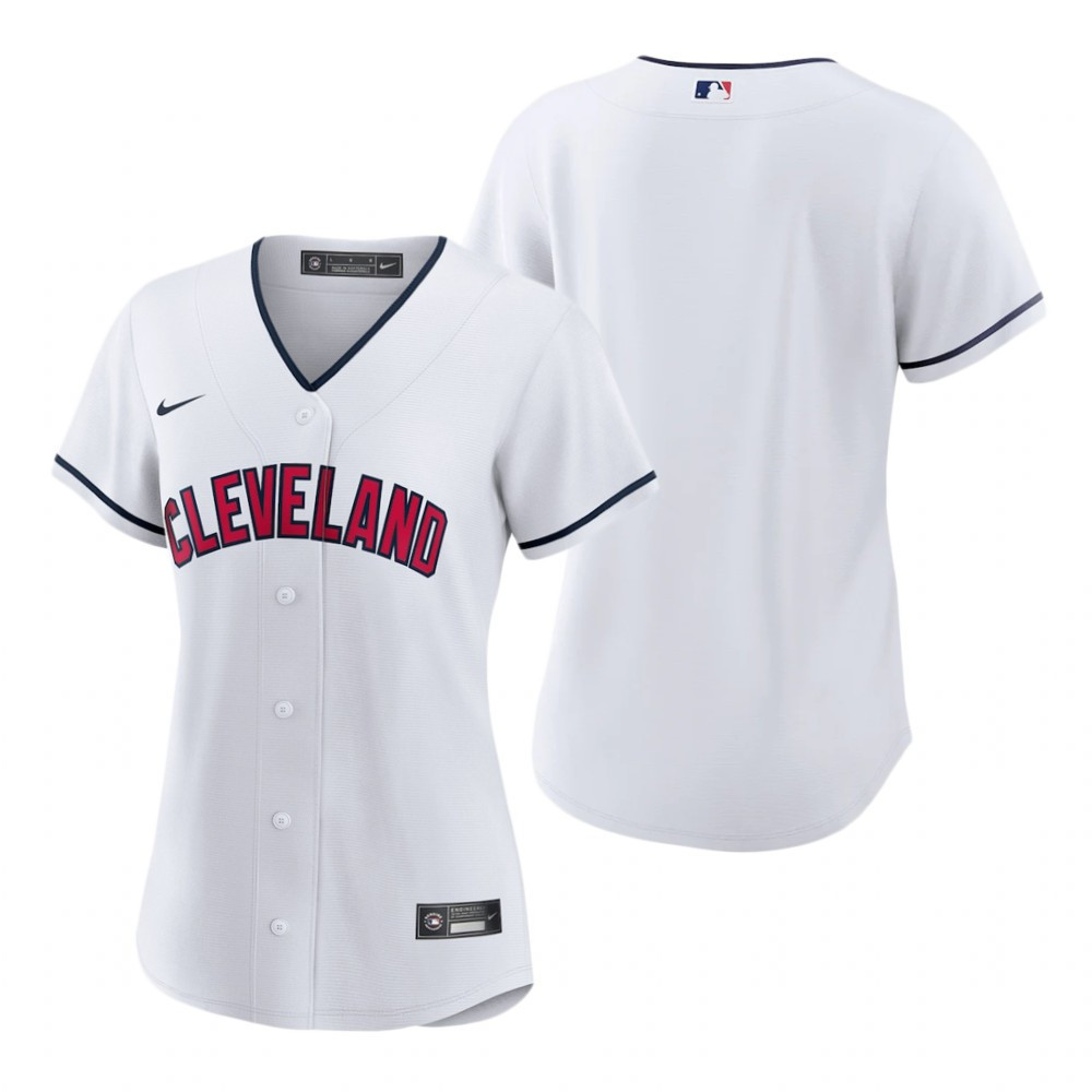 Womens Cleveland Baseball 2020 White Jersey Gift For Cleveland Baseball And Baseball Fans