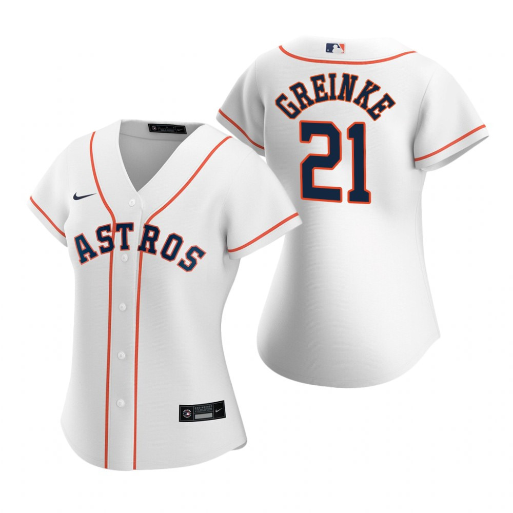 Women'S Astros #21 Zack Greinke White 2020 Alternate Jersey Gift For Astros Fan