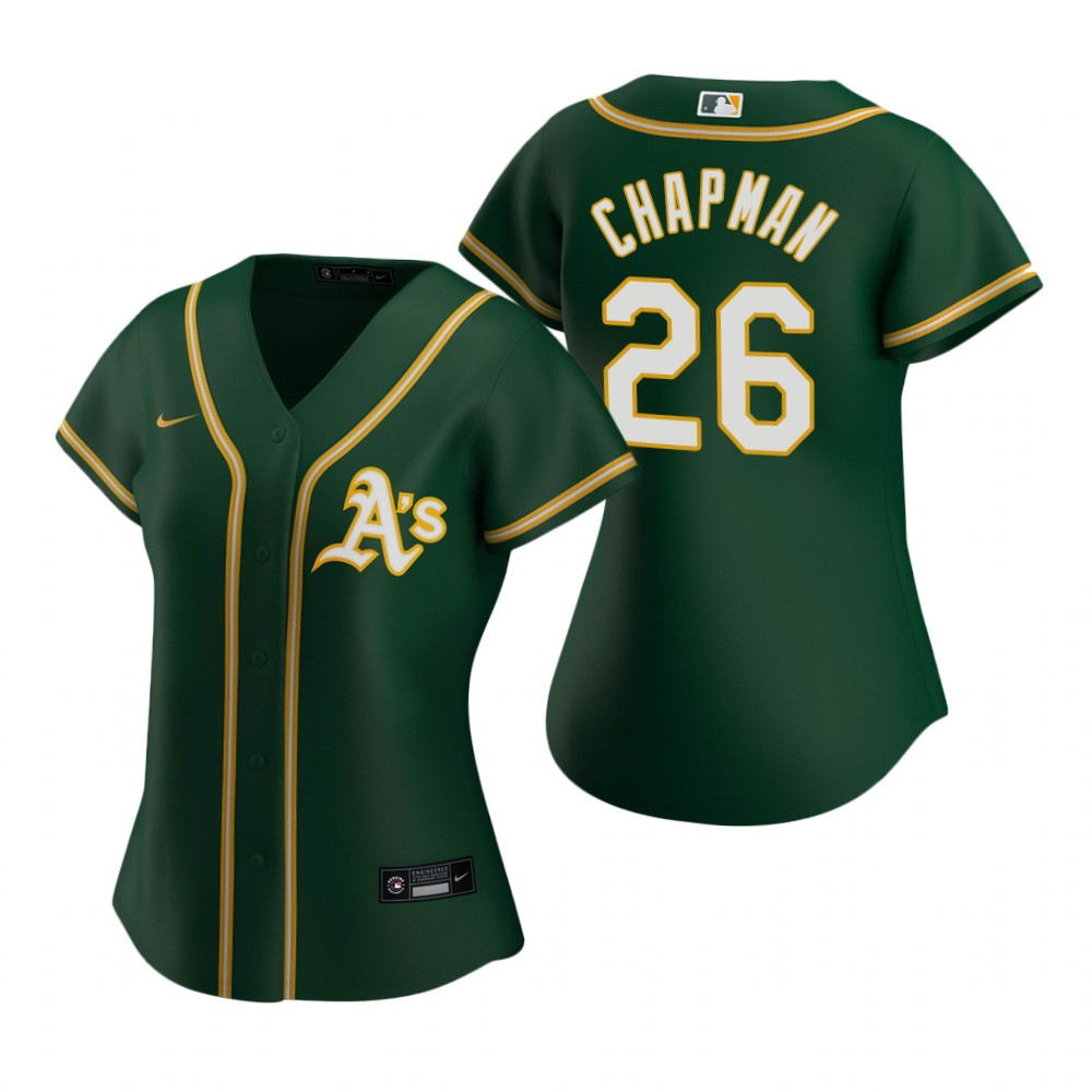 Women'S Athletics #26 Matt Chapman Green 2020 Alternate Jersey Gift For Athletics Fan