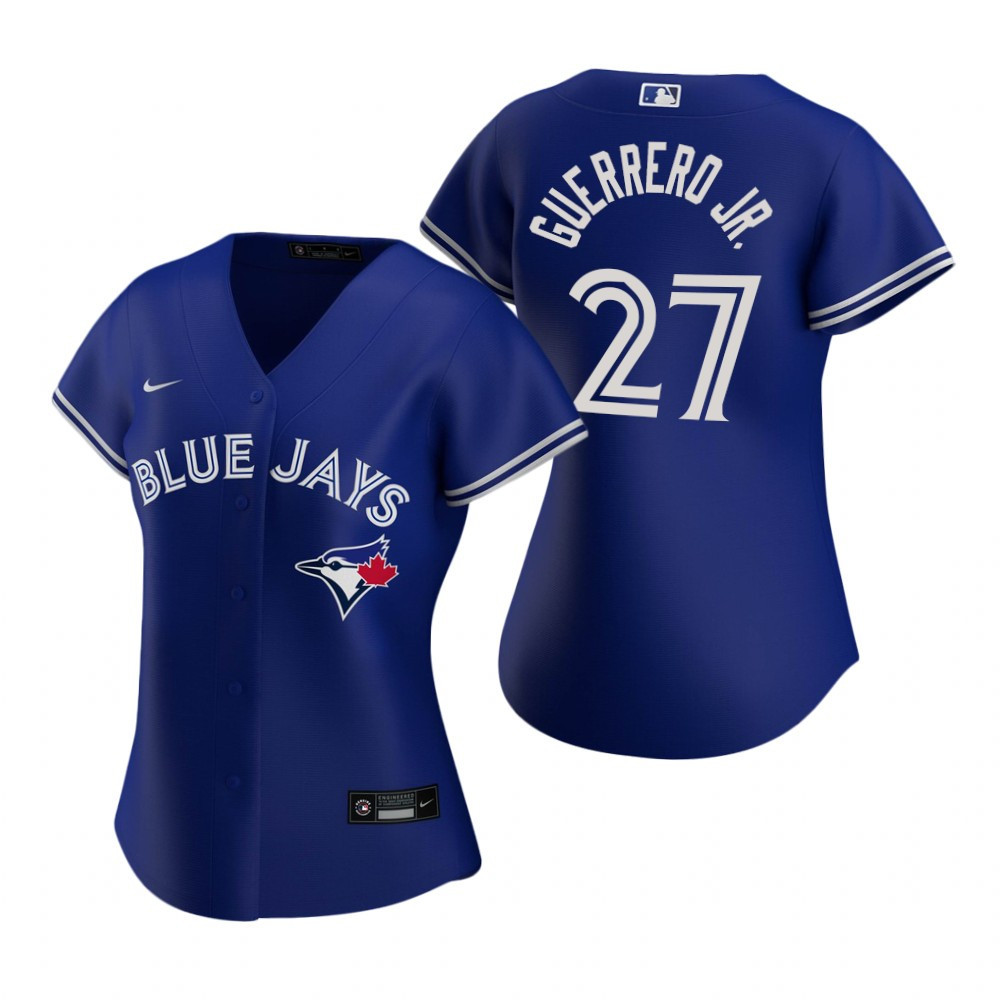 Women'S Blue Jays #27 Vladimir Guerrero Jr. Royal 2020 Alternate Jersey Gift For Blue Jays Fan