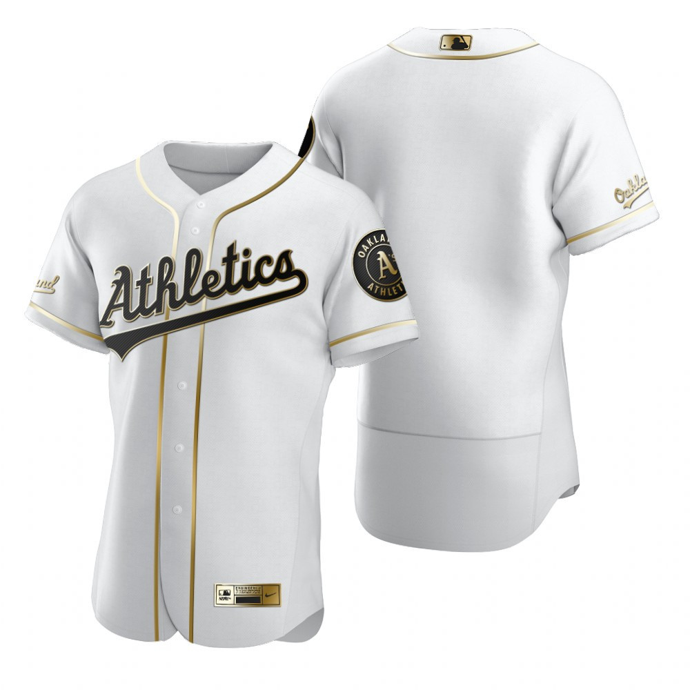 Oakland Athletics Mlb Golden Edition White Jersey Gift For Athletics Fans