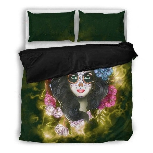 Skull Girl Bedding Set (Duvet Cover & Pillow Cases)