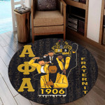 Africa Zone Round Carpet - Alpha Phi Alpha Fraternity Pharaoh Pattern Round Carpet | Lovenewzealand.co
