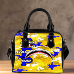 Africazone Shoulder Handbag - Sigma Gamma Rho Full Camo Shark Shoulder Handbag | Africazone
