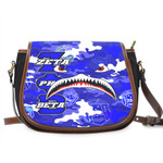 Africazone Saddle Bag - Zeta Phi Beta Full Camo Shark Saddle Bag | Africazone
