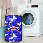Africazone Laundry Hamper - Zeta Phi Beta Full Camo Shark Laundry Hamper | Africazone
