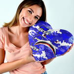 Africazone Heart Shaped Pillow - Zeta Phi Beta Full Camo Shark Heart Shaped Pillow | Africazone
