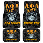 Africazone Front And Back Car Mats - Alpha Phi Alpha Ape Front And Back Car Mats | Africazone
