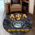 Africazone Round Carpet - Alpha Phi Alpha Ape Round Carpet | Africazone
