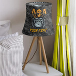Africazone Drum Lamp Shade - (Custom) Alpha Phi Alpha Ape Drum Lamp Shade | Africazone
