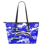 Africazone Leather Tote - Phi Beta Sigma Full Camo Shark Leather Tote | Africazone

