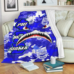 Africazone Premium Blanket - Phi Beta Sigma Full Camo Shark Premium Blanket | Africazone
