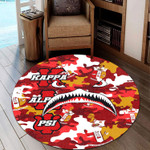 Africazone Round Carpet - Kappa Alpha Psi Full Camo Shark Round Carpet | Africazone
