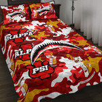 Africazone Quilt Bed Set - Kappa Alpha Psi Full Camo Shark Quilt Bed Set | Africazone
