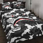 Africazone Quilt Bed Set - Groove Phi Groove Full Camo Shark Quilt Bed Set | Africazone
