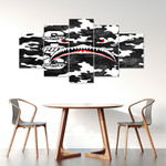 Africazone Canvas Wall Art - Groove Phi Groove Full Camo Shark Canvas Wall Art | Africazone
