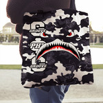 Africazone Tote Bag - Groove Phi Groove Full Camo Shark Tote Bag | Africazone

