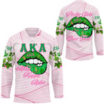 Africazone Clothing - (Custom) AKA Lips Hockey Jersey A7 | Africazone.store