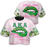 Africazone Clothing - (Custom) AKA Lips Croptop T-shirt A7 | Africazone.store