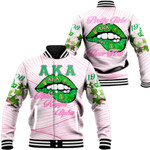 Africazone Clothing - (Custom) AKA Lips Baseball Jackets A7 | Africazone.store