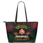 Africa Zone Leather Tote - Delta Sigma Theta Juneteenth Leather Tote | Lovenewzealand.co
