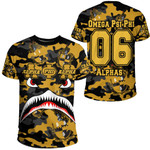 Africazone Clothing - Alpha Phi Alpha Full Camo Shark T-shirt A7 | Africazone