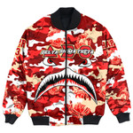 Africazone Clothing - Delta Sigma Theta Full Camo Shark Bomber Jackets A7 | Africazone