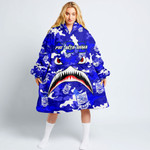 Africazone Clothing - Phi Beta Sigma Full Camo Shark Oodie Blanket Hoodie A7 | Africazone