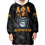 Africazone Clothing - Alpha Phi Alpha Ape Oodie Blanket Hoodie A7 | Africazone