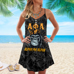 Africazone Clothing - Alpha Phi Alpha Ape Strap Summer Dress A7 | Africazone