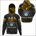 Africazone Clothing - Alpha Phi Alpha Ape Hoodie Gaiter A7 | Africazone