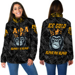 Africazone Clothing - Alpha Phi Alpha Ape Women Padded Jacket A7 | Africazone