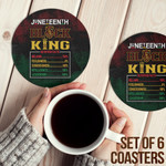 Africa Zone Coasters (Sets of 6) - Iota Phi Theta Nutrition Facts Juneteenth Coasters | Lovenewzealand.co
