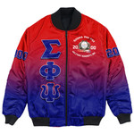 Sigma Phi Psi Gradient Bomber Jackets A31 | Africazone.store
