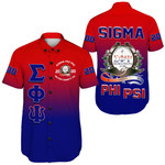 Sigma Phi Psi Gradient Short Sleeve Shirt A31 | Africazone.store