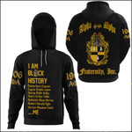 Alpha Phi Alpha Black History Hoodie Gaiter A31 | Africazone.store