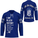 Phi Beta Sigma Black History Hockey Jersey A31 | Africazone.store