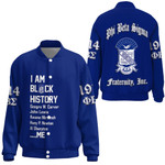 Phi Beta Sigma Black History Thicken Stand-Collar Jacket A31 | Africazone.store