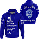 Zeta Phi Beta Black History Hoodie A31 | Africazone.store