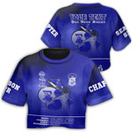 Africazone Clothing - Phi Beta Sigma Motto Croptop T-shirt A35 | Africazone