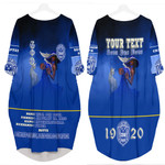 Africazone Clothing - Zeta Phi Beta Motto Batwing Pocket Dress A35 | Africazone
