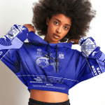 Africazone Clothing - Phi Beta Sigma Motto Croptop Hoodie A35 | Africazone