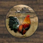 Rooster Circle Rug TNA11052101