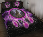 Native American Wolf Violet Quilt Bedding Set JJ23052003-MP - Amaze Style™-Quilt