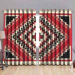 Native American Pattern Blackout Thermal Grommet Window Curtains Pi190507 - Amaze Style™-Curtains